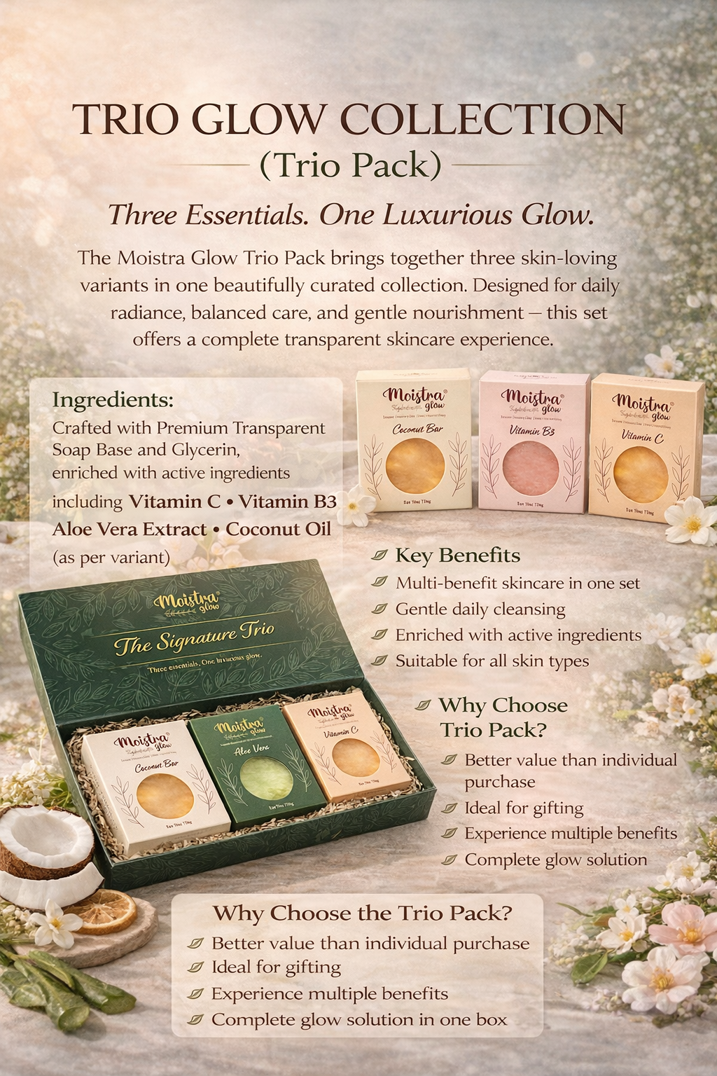 Moistra Trio Combo Pack